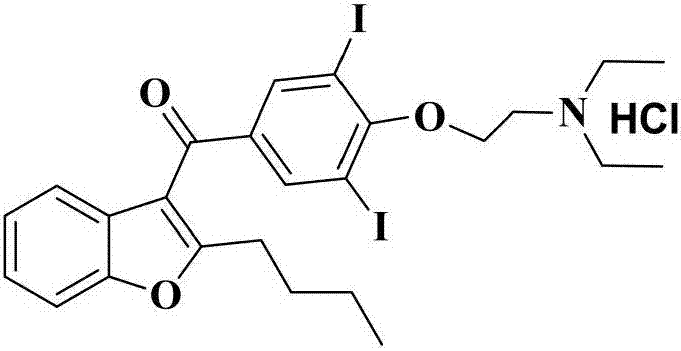 Amiodarone hydrochloride preparation method