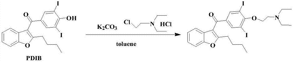 Amiodarone hydrochloride preparation method