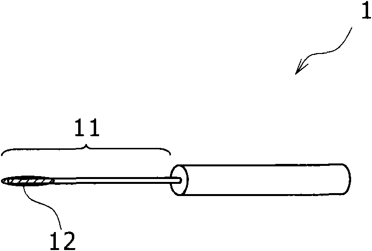 Probe for detecting substance in body and system for detecting substance in body making use of the probe