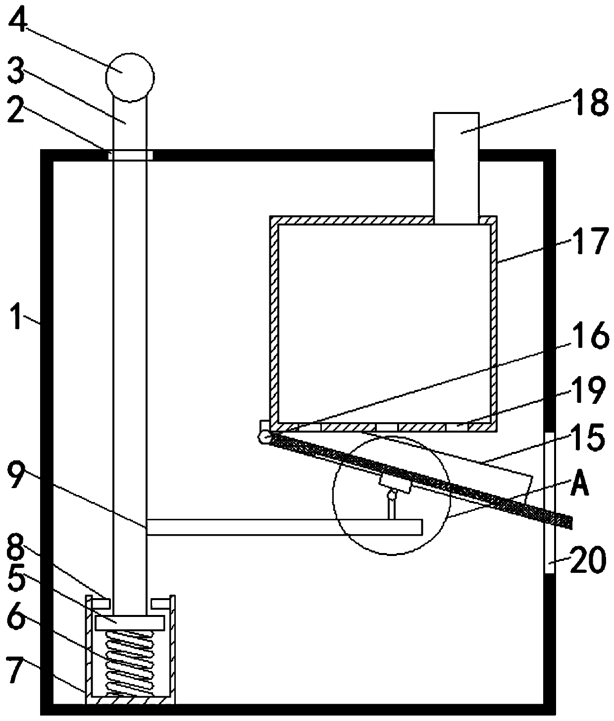 Convenient-to-feed feeding device with quantifying function