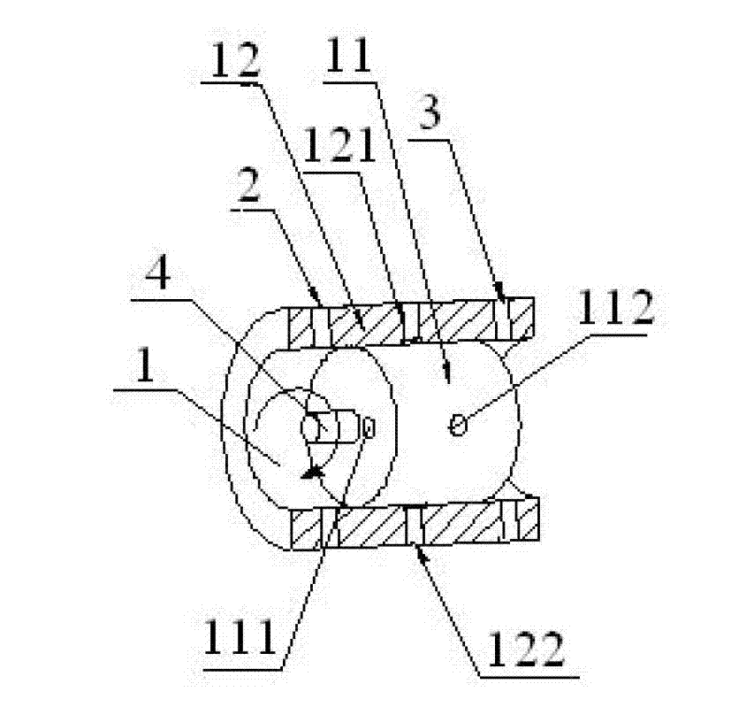 Rotary type differential motion proportional pressure regulating mechanism