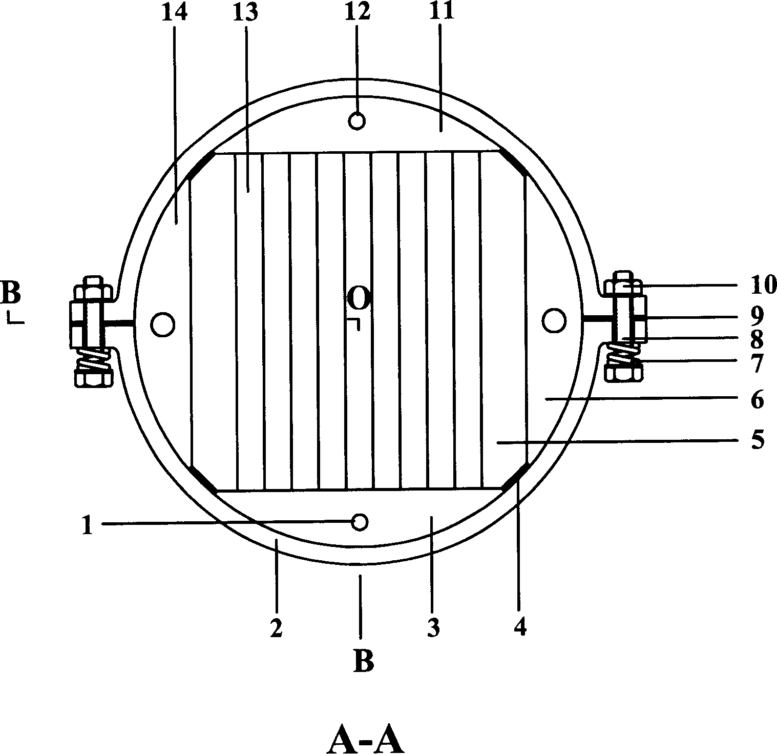 Molten carbonate fuel cell set with external manifold tube structure