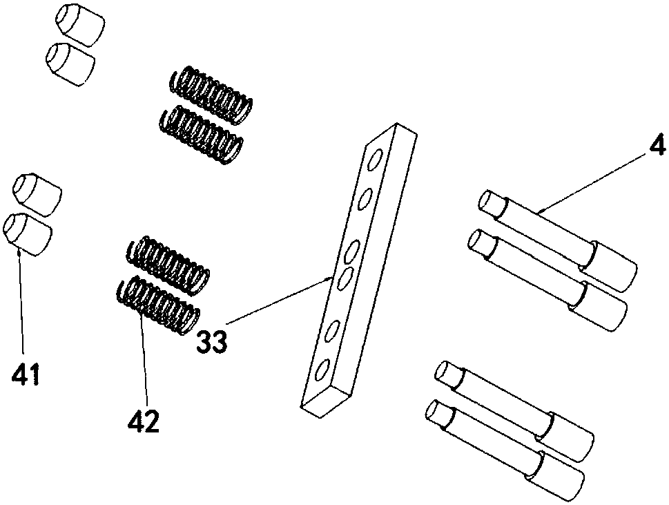 A high-voltage transformer bottom plate grounding device