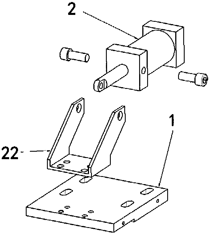 A high-voltage transformer bottom plate grounding device