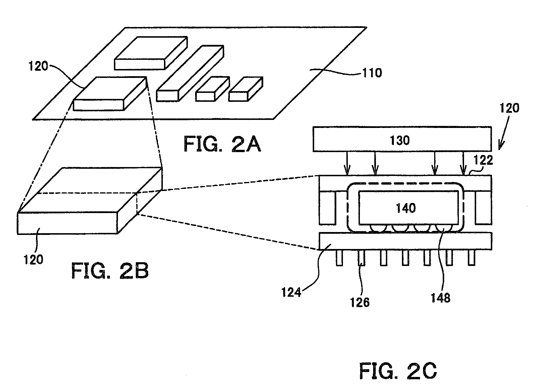 Electronic device, package having the same, and electronic apparatus