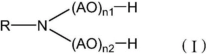 Application of alkoxyl-alkyl amine compounds in detergent and detergent composition