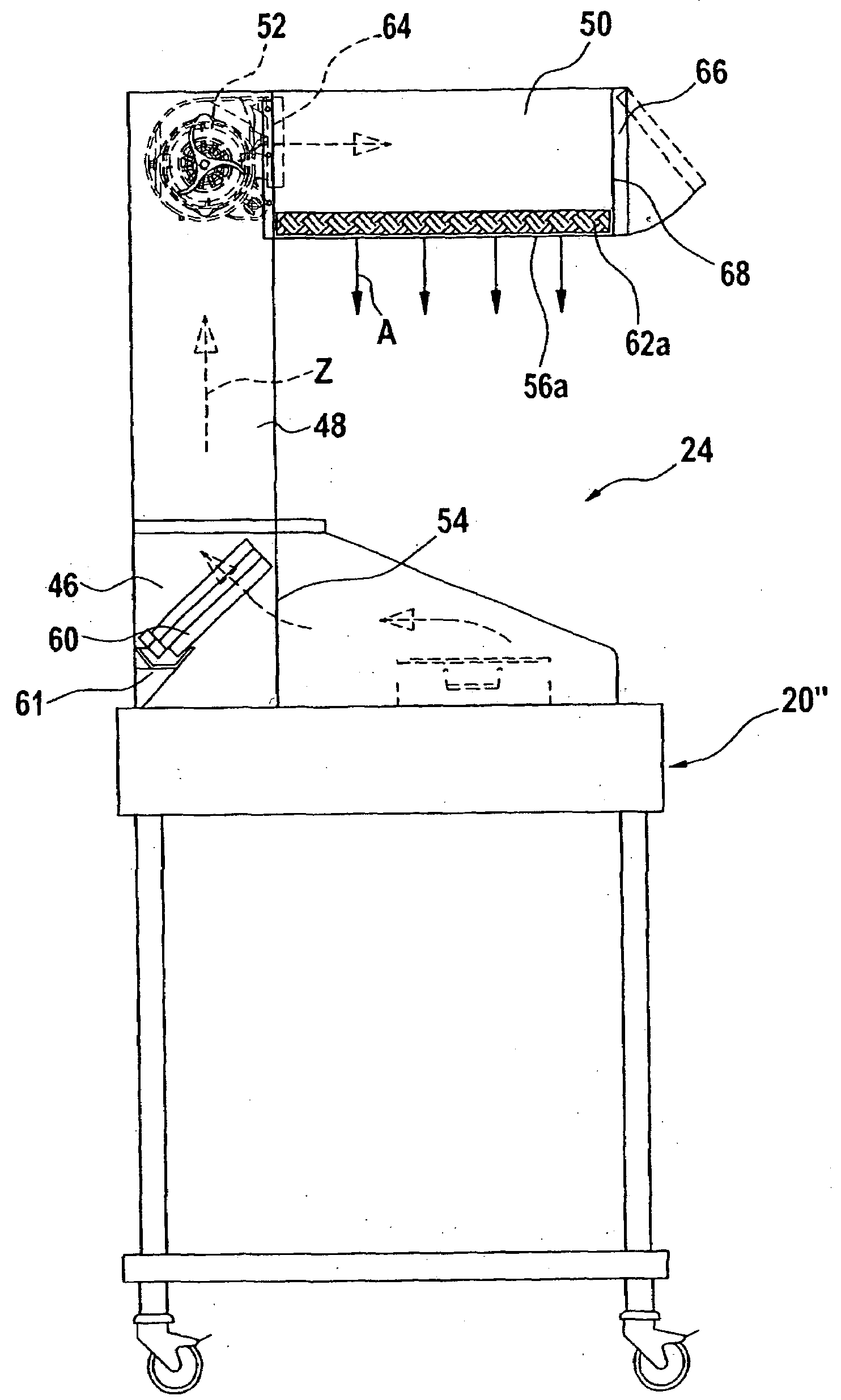 Air Collecting Device And Exhaust Air Box, In Particular Usable In Said Device