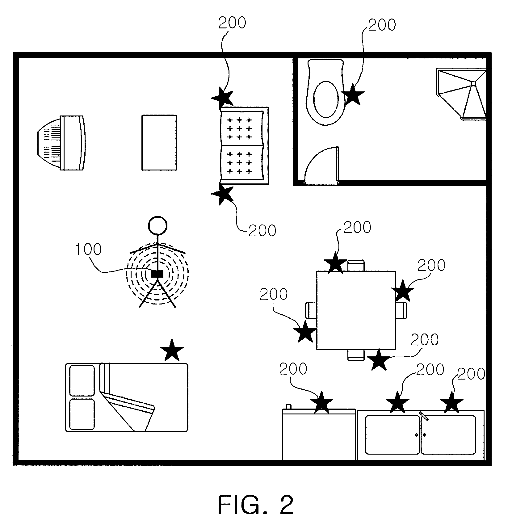 Activity monitoring system and method for transmitting information for activity monitoring