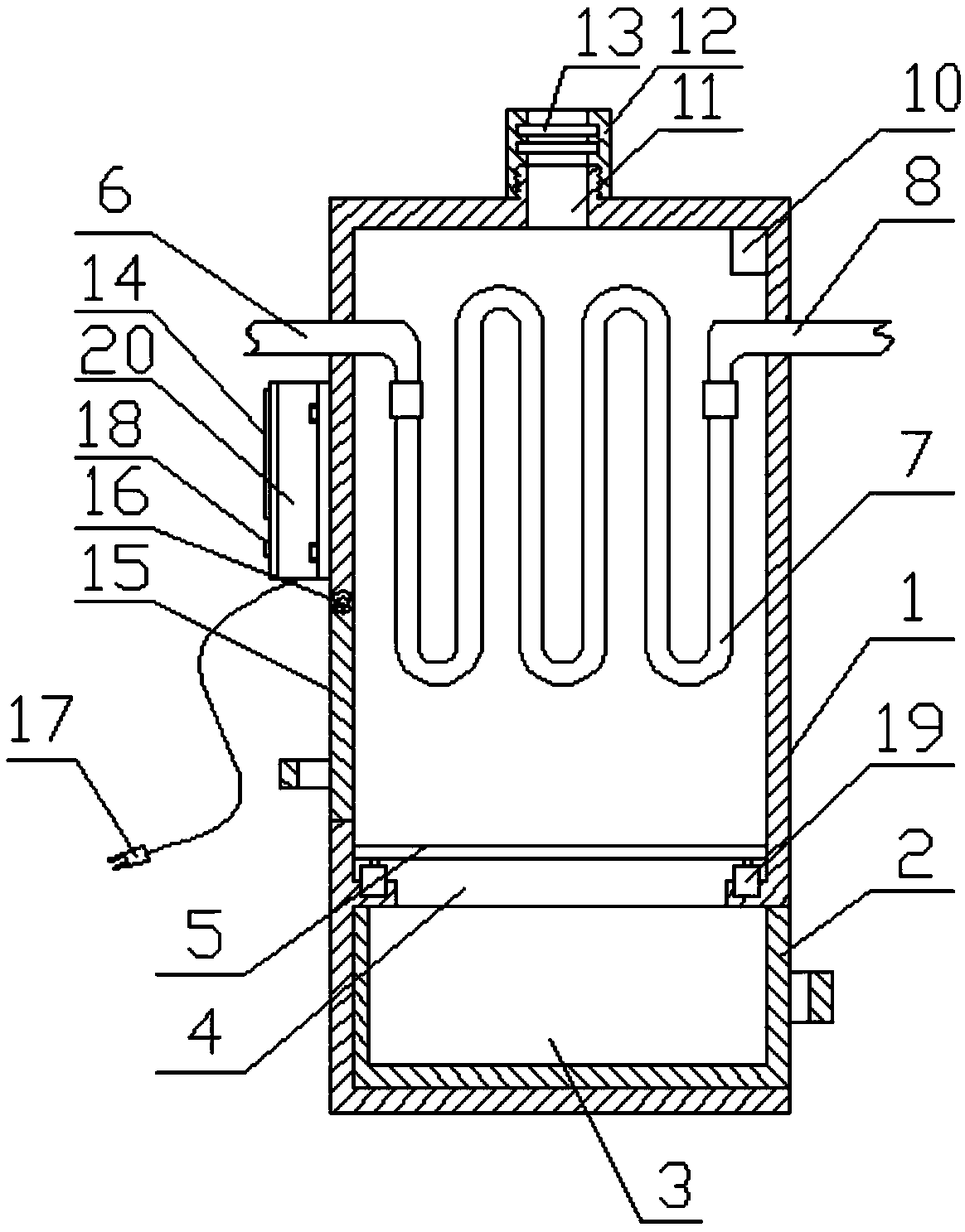 Energy-conservation and emission-reduction intelligent furnace