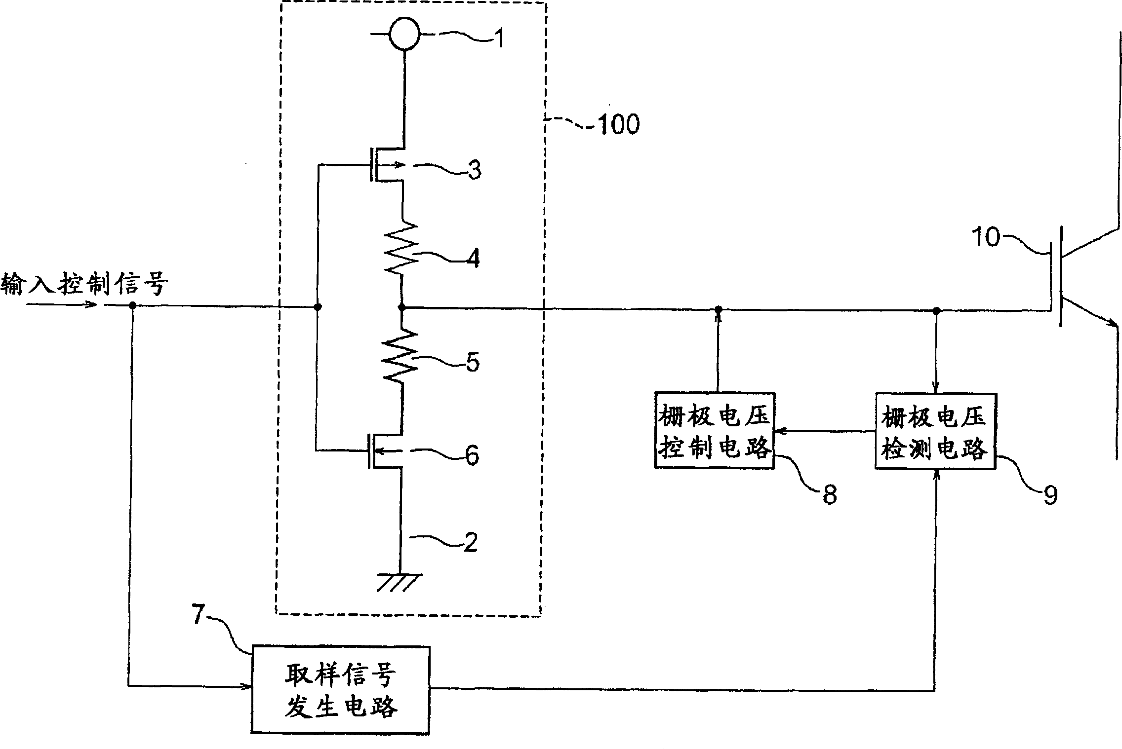 Drive circuit of power semiconductor element