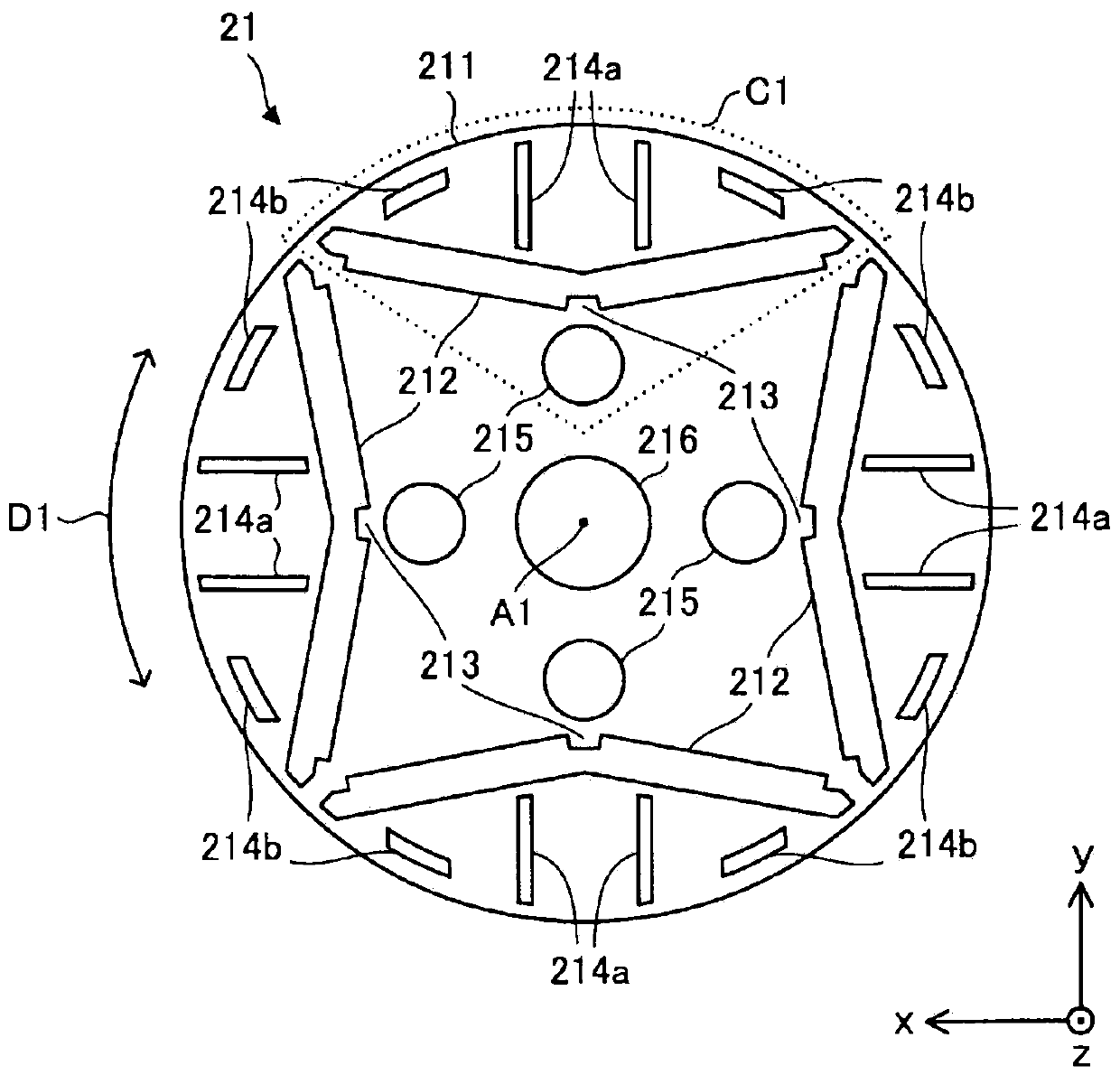 Rotor, electric motor, compressor, air conditioner and method for manufacturing electric motor