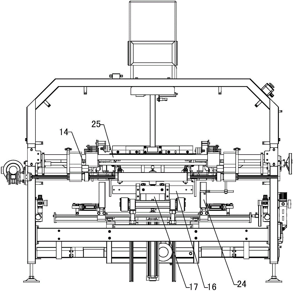 Paper scrap folding and boxing device and paper scrap folding and packaging machine