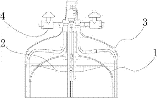 Welded insulated gas cylinder