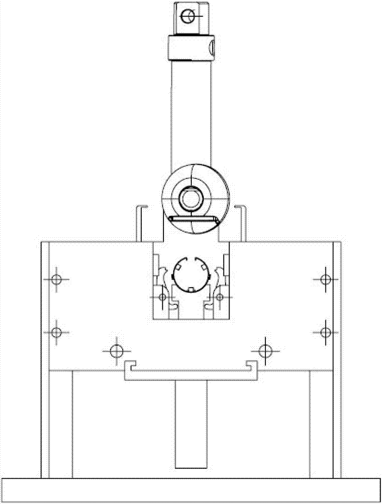 Automatic assembly tool and method for spring clamp ring of automotive seat headrest guide sleeve