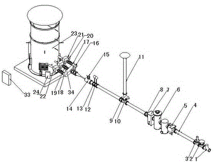 Mash gas incineration system with metal fibre burner