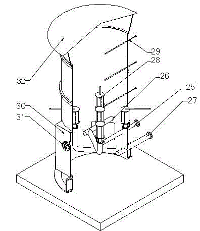 Mash gas incineration system with metal fibre burner