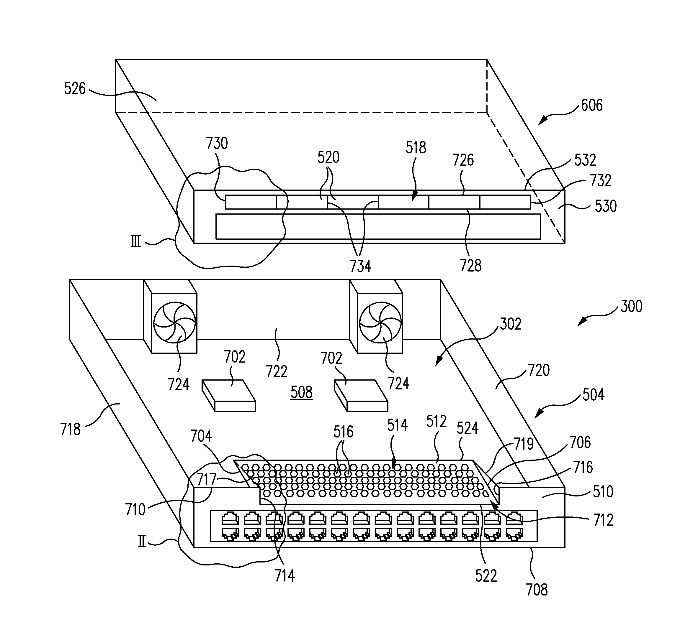 Slant angle vent plate pattern and method