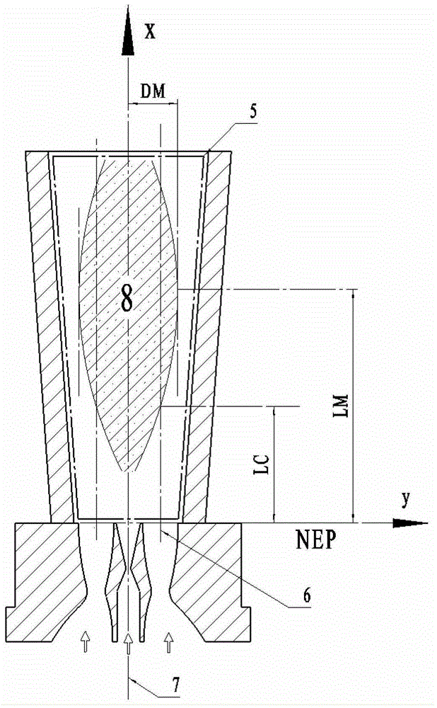 A test method for oxygen/iodine supersonic mixed thermal flow field