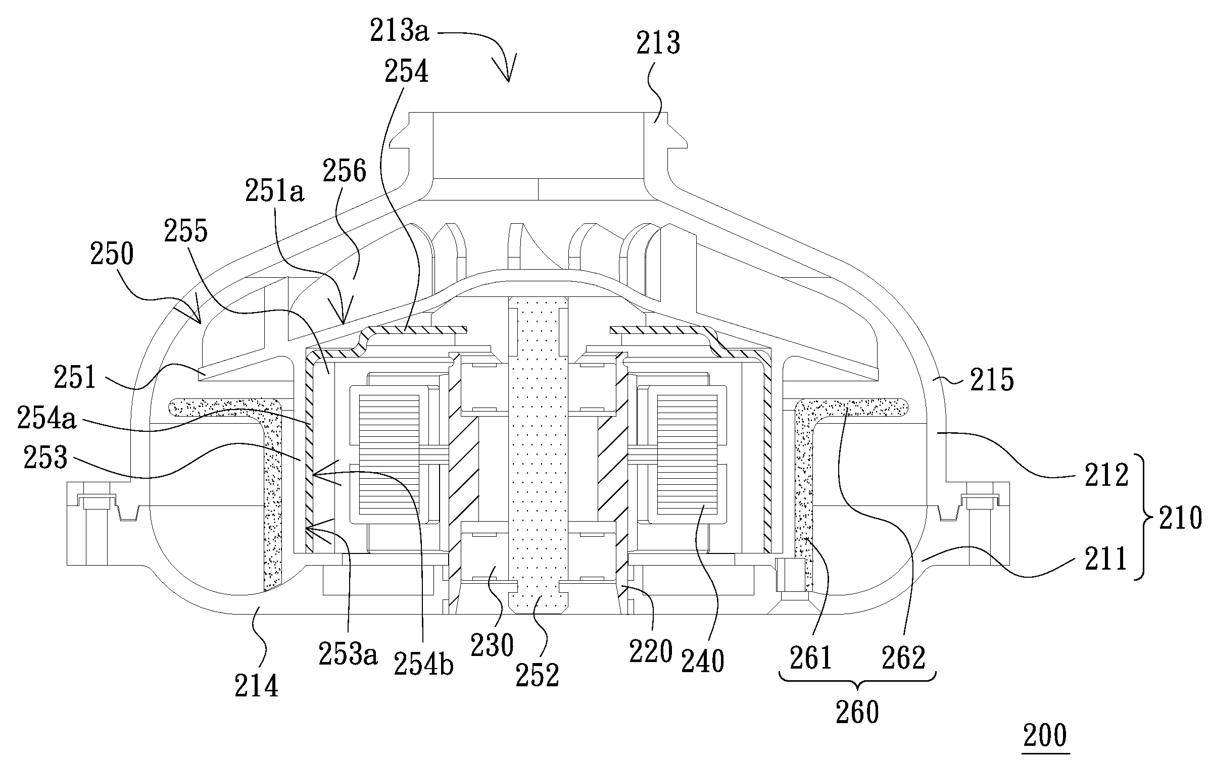 Brushless fan motor and positive airway pressure breathing apparatus using the same