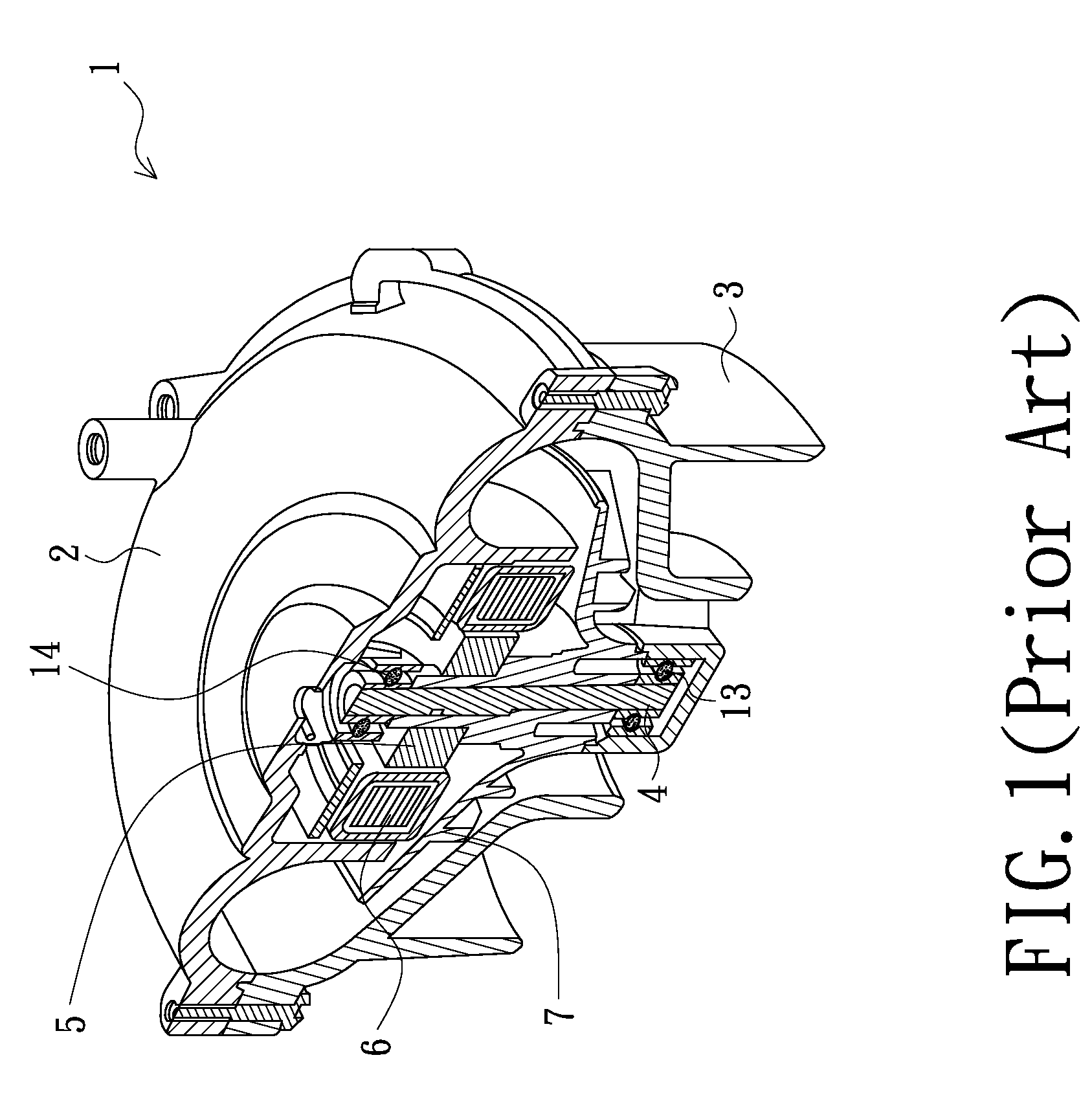 Brushless fan motor and positive airway pressure breathing apparatus using the same