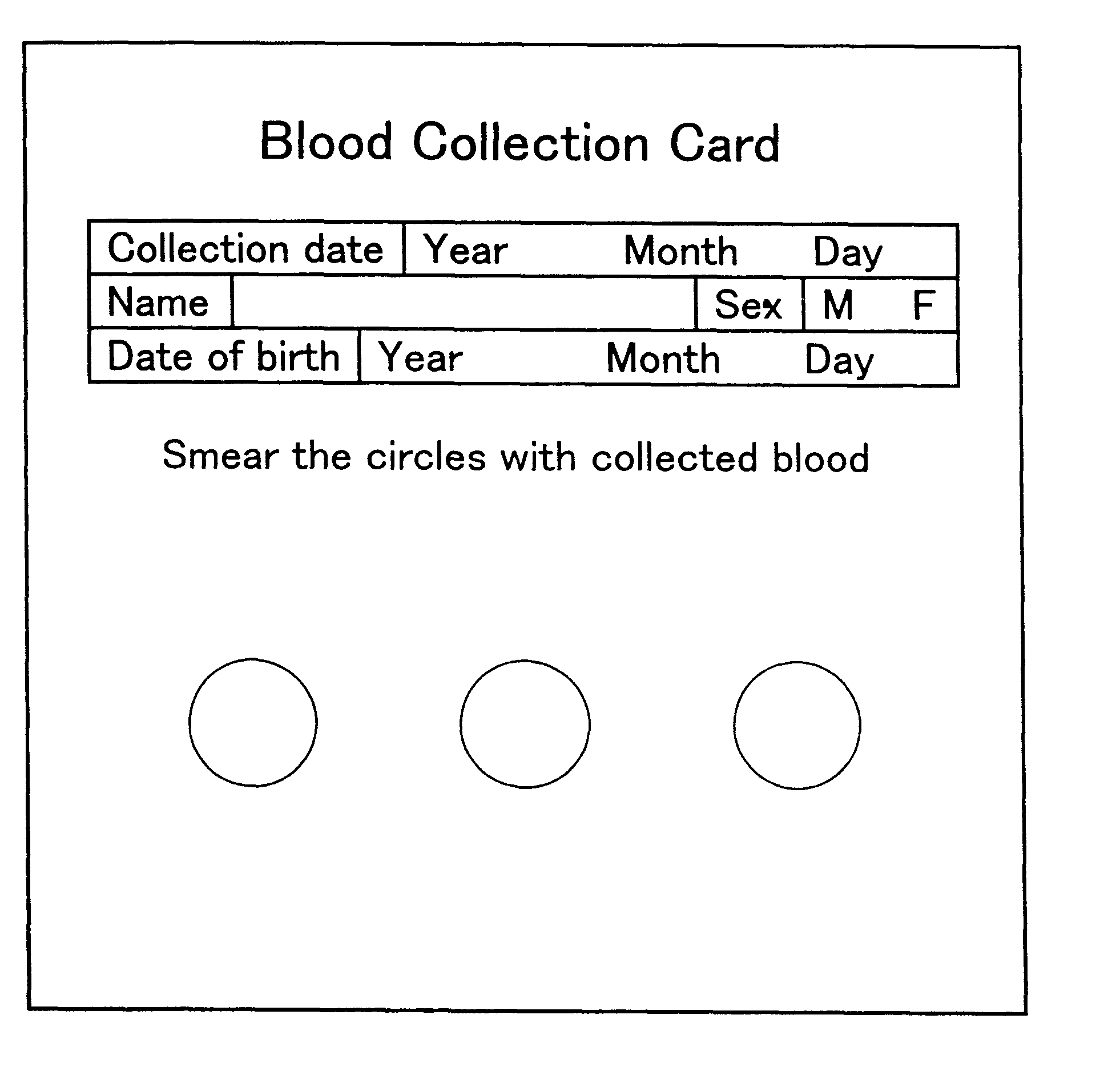 Method for preventing blood denaturation and blood test tool to be used therein