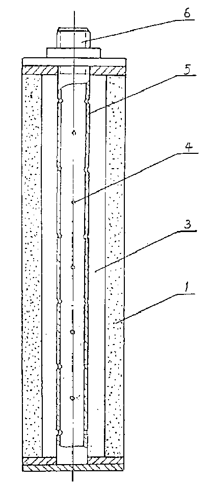Penetration filter material and preparing method and use of said material