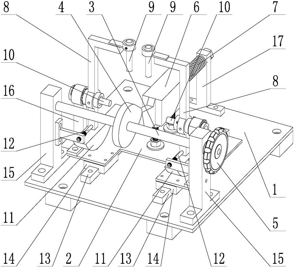 An experimental device for dynamic demonstration of cutting tool working angle changes