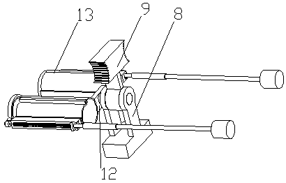 A dam building machine with stacked sandbags for flood control and flood control dam breach