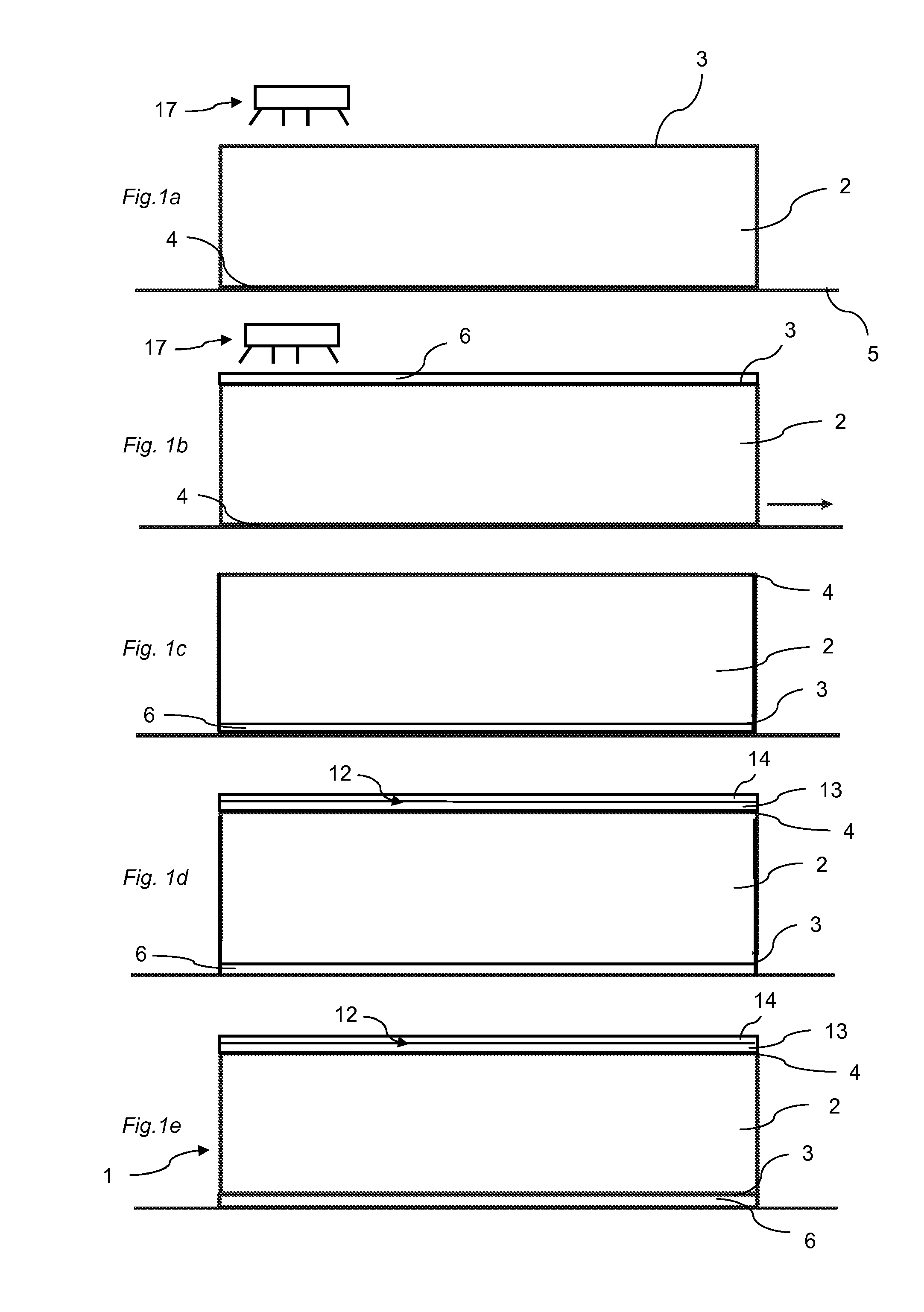 Method of producing a building panel and a building panel