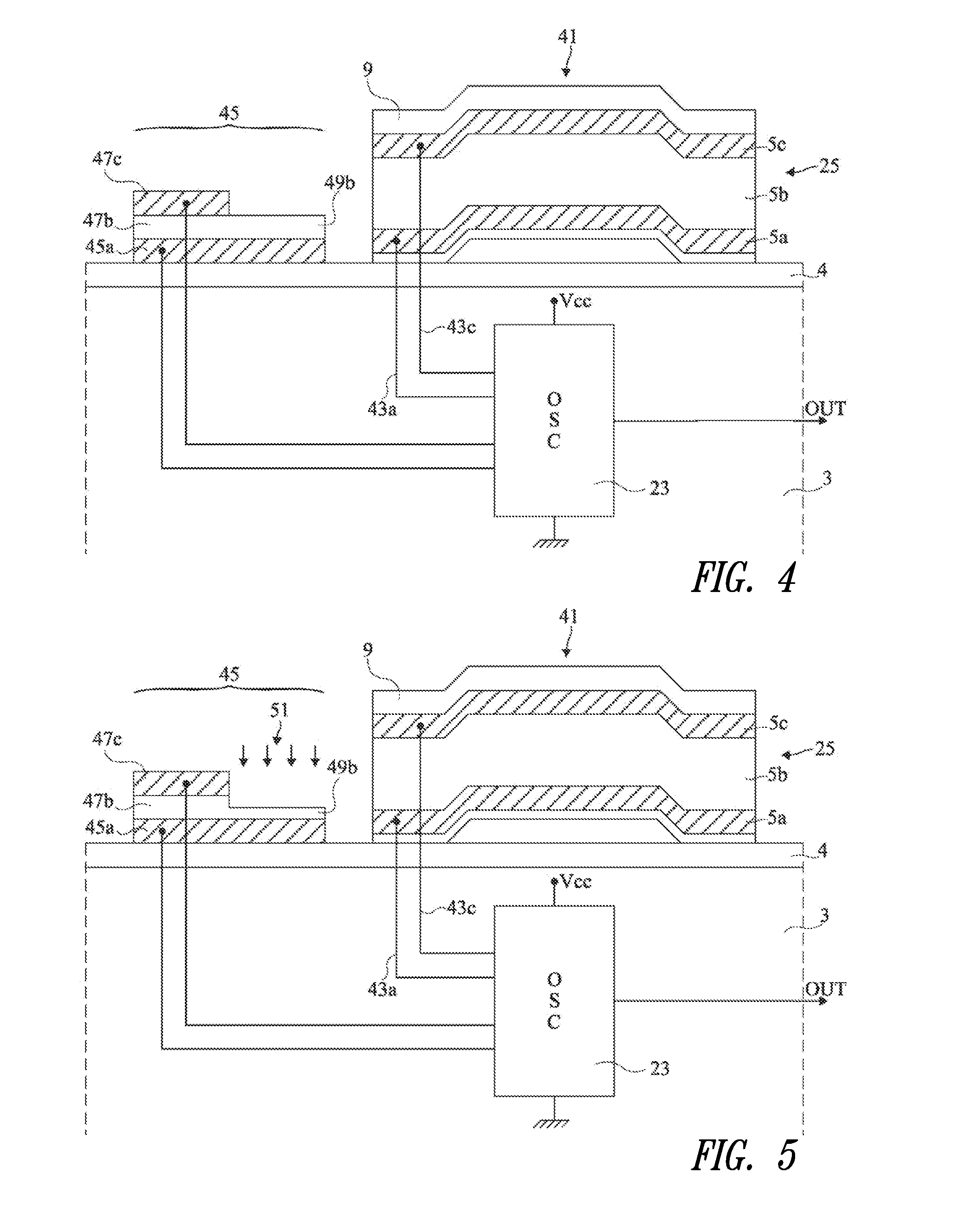 Method of adjustment on manufacturing of a circuit having a resonant element