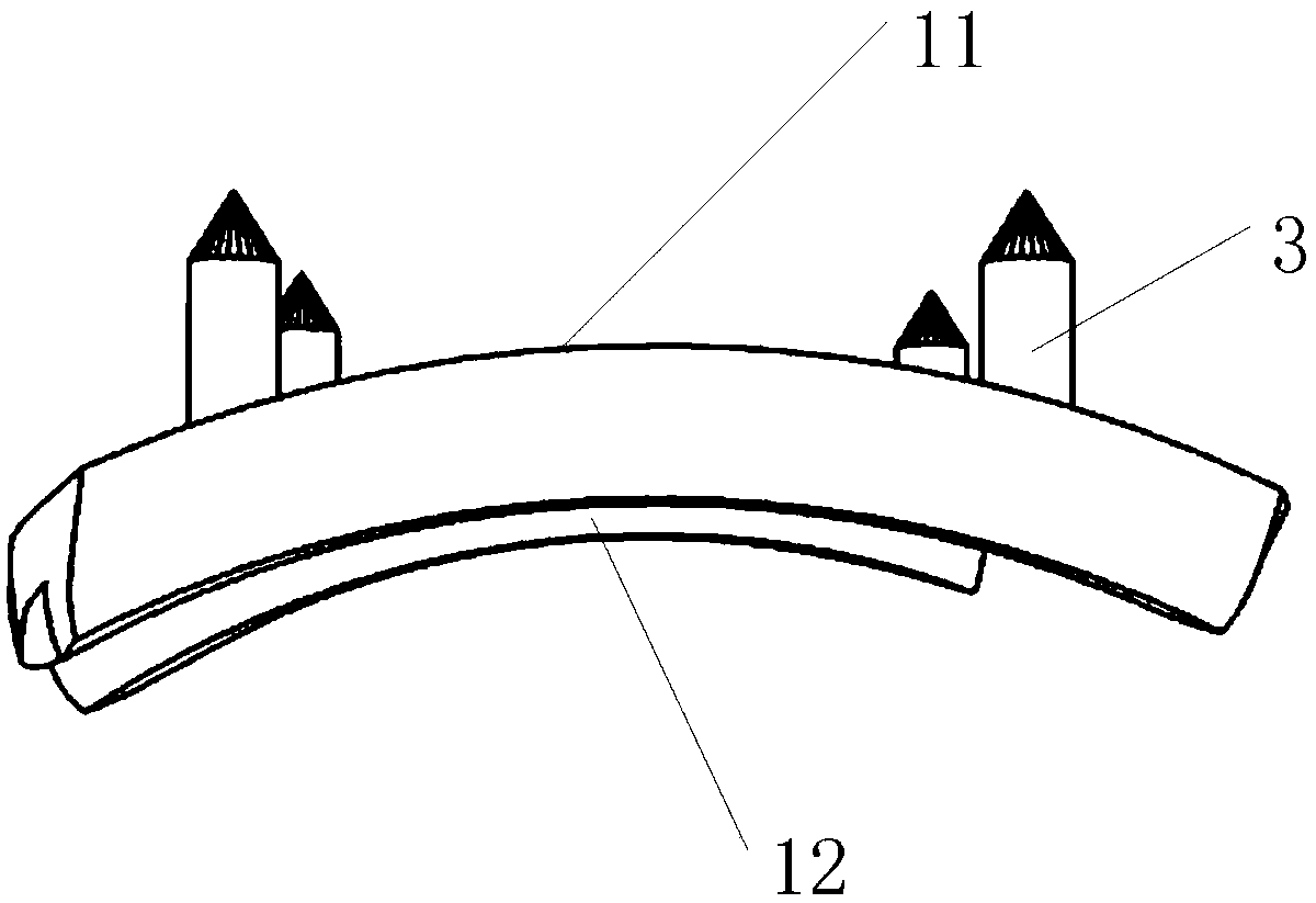 Ankle-joint prosthesis tibia side part