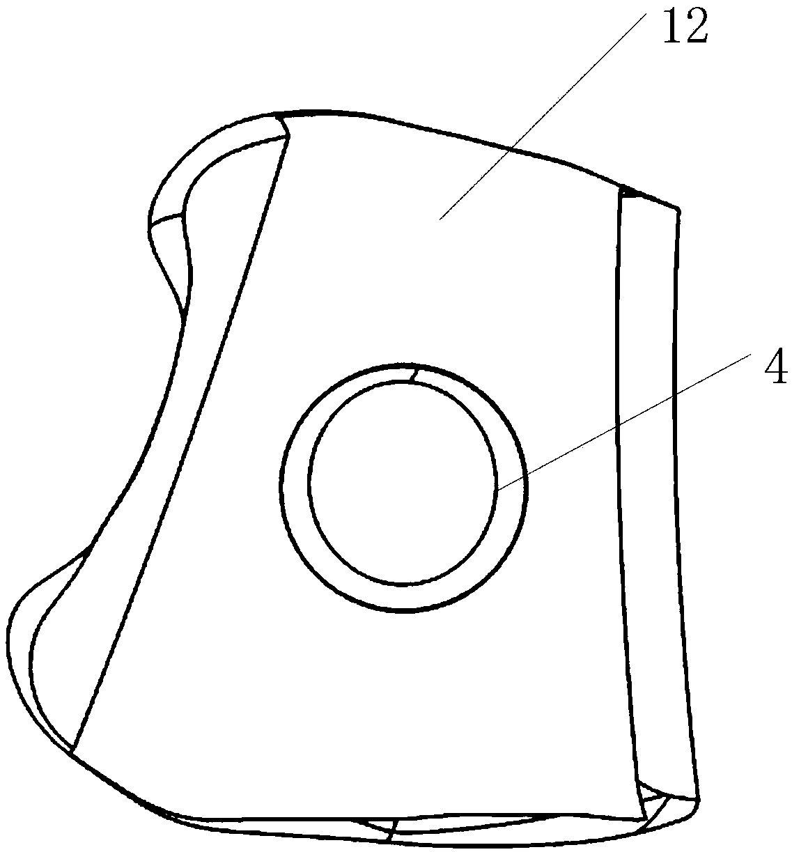 Ankle-joint prosthesis tibia side part