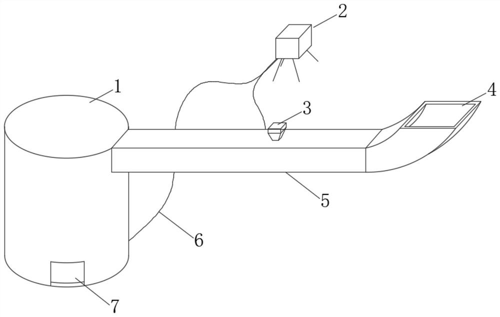 Automatic waste soil crushing device and intelligent material mixing method