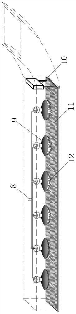 Automatic waste soil crushing device and intelligent material mixing method