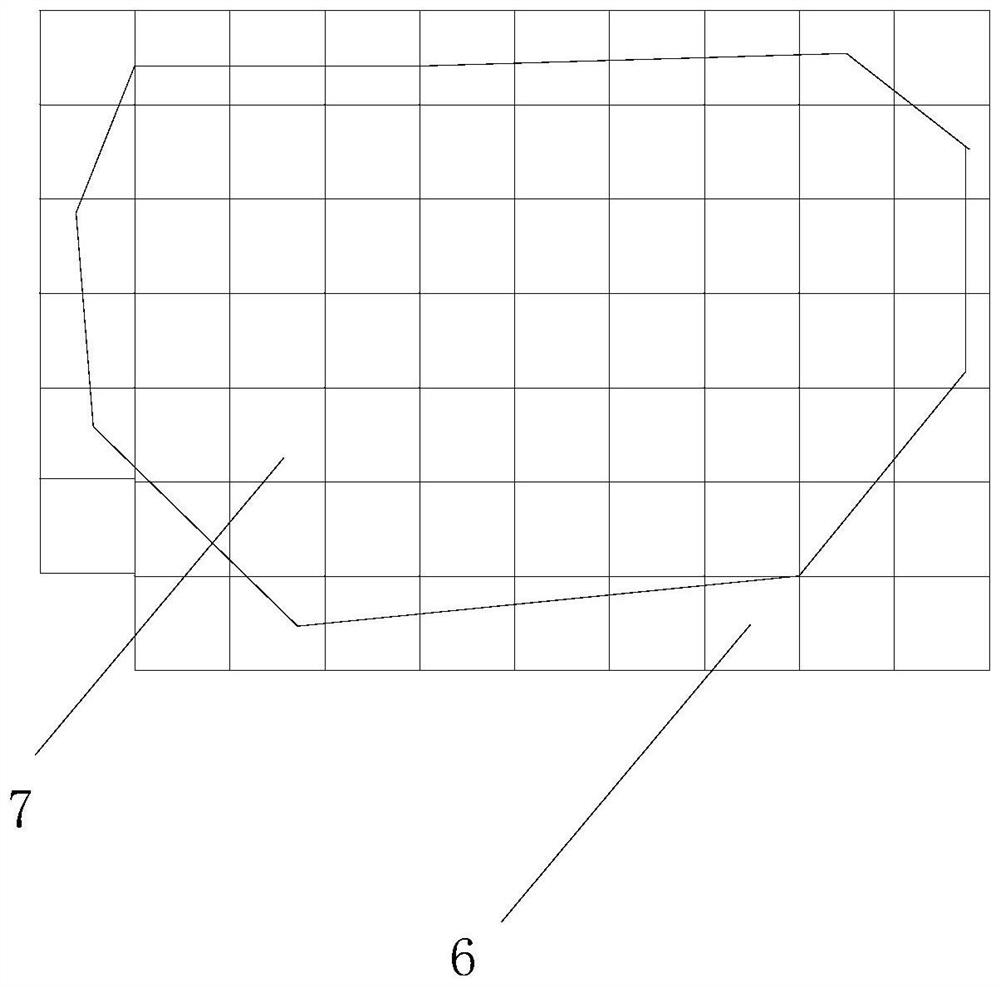 Safety covering system for foundation pit blasting in complex environment and covering method