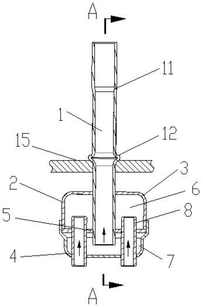 Exhaust pipe and exhaust cavity assembly for rotor compressor
