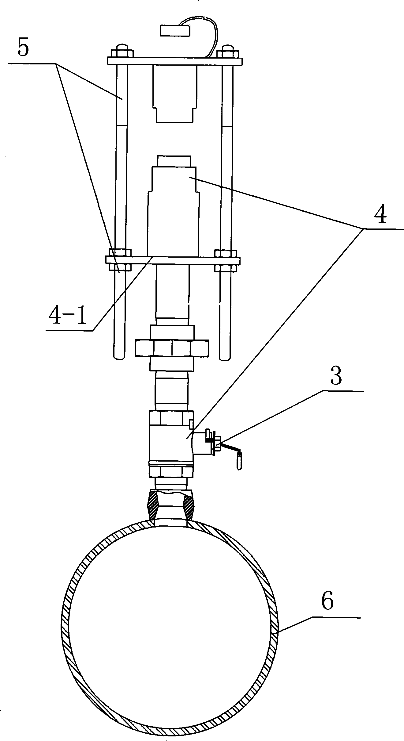 Quantitative determination method of attached type sulfate reducing bacteria and used biological film sampling apparatus