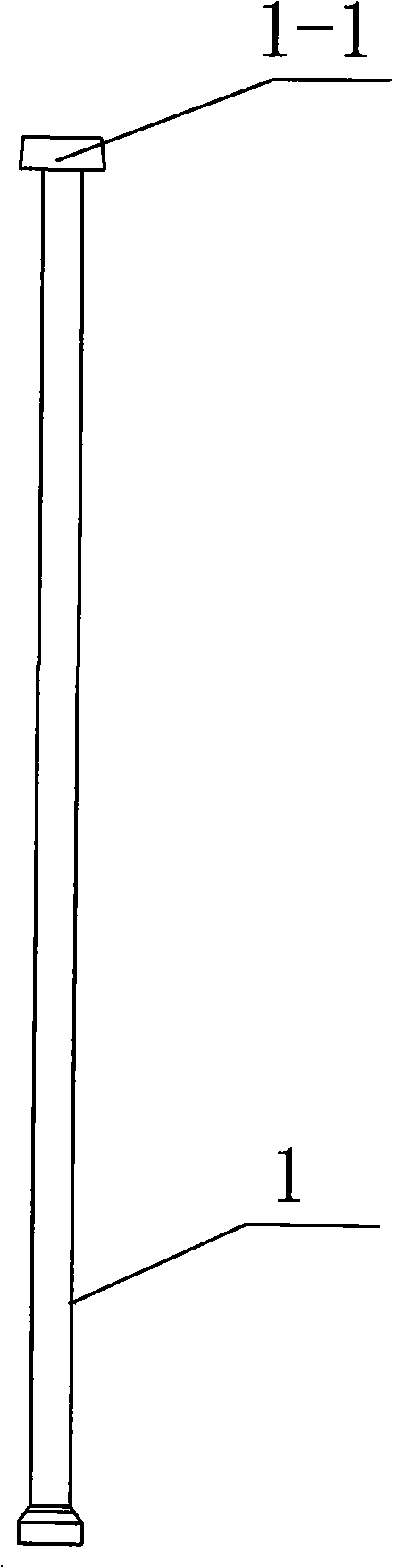 Quantitative determination method of attached type sulfate reducing bacteria and used biological film sampling apparatus