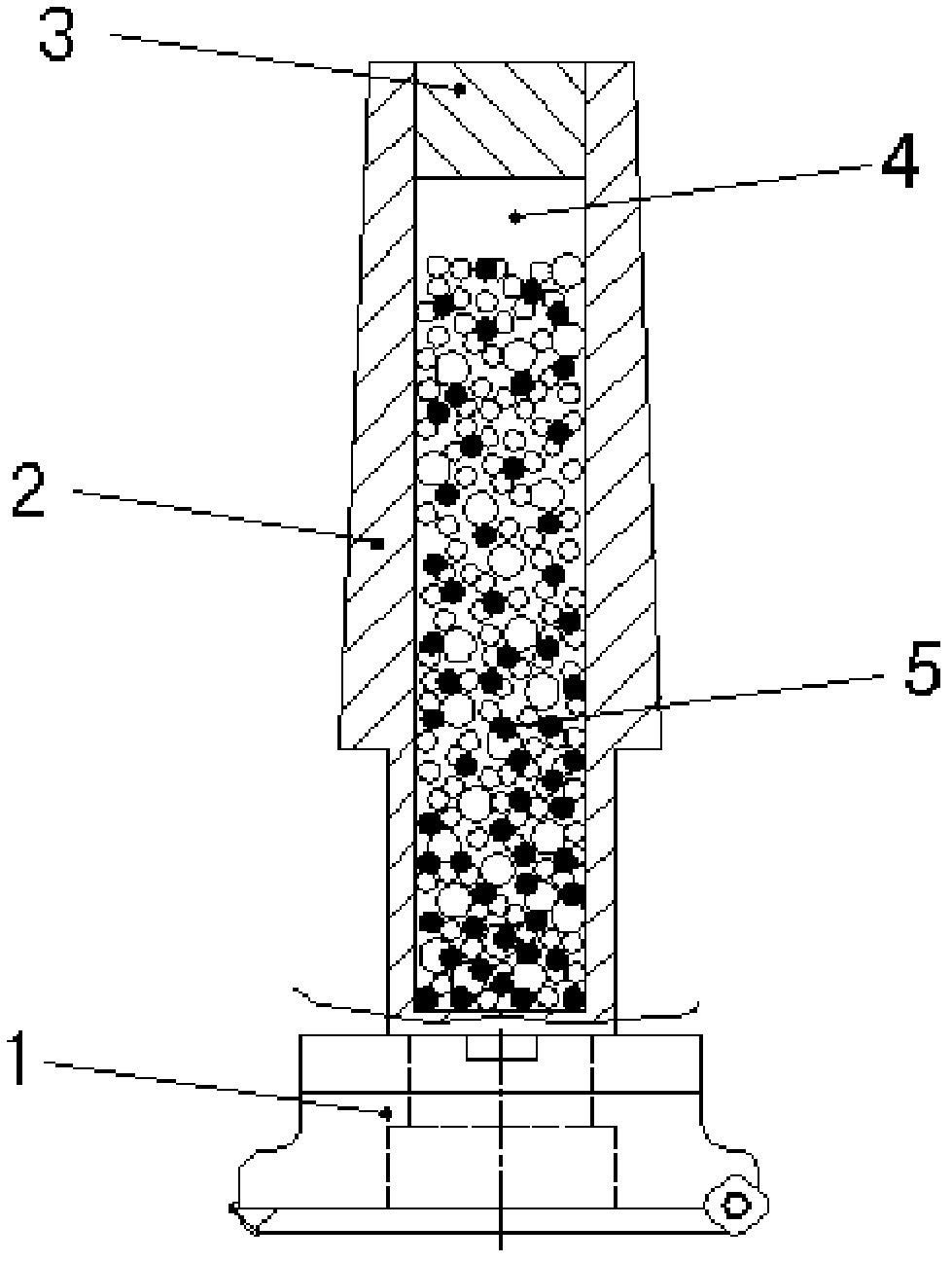 A damping and vibration-reducing tool rod