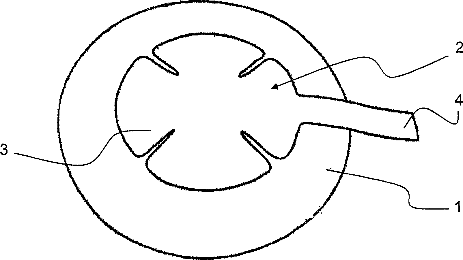 Ophthalmic lens which is coated with an electrostatic film and method of edging one such lens