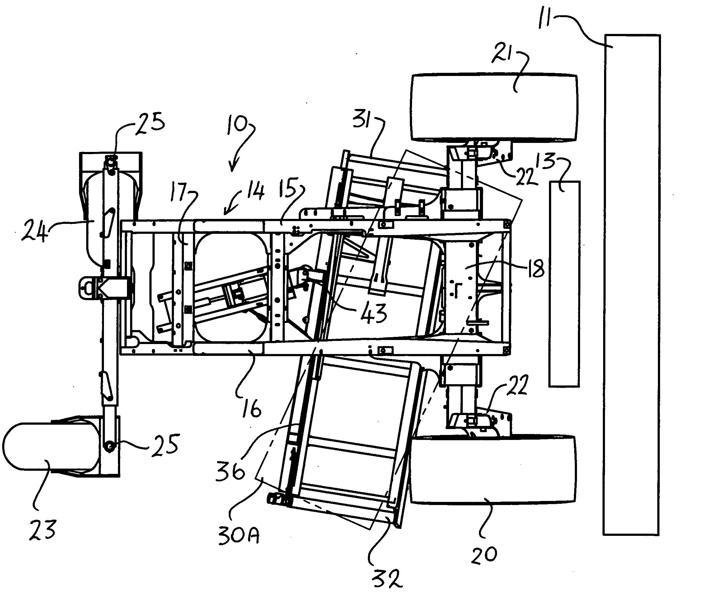 Conveyor for a windrower