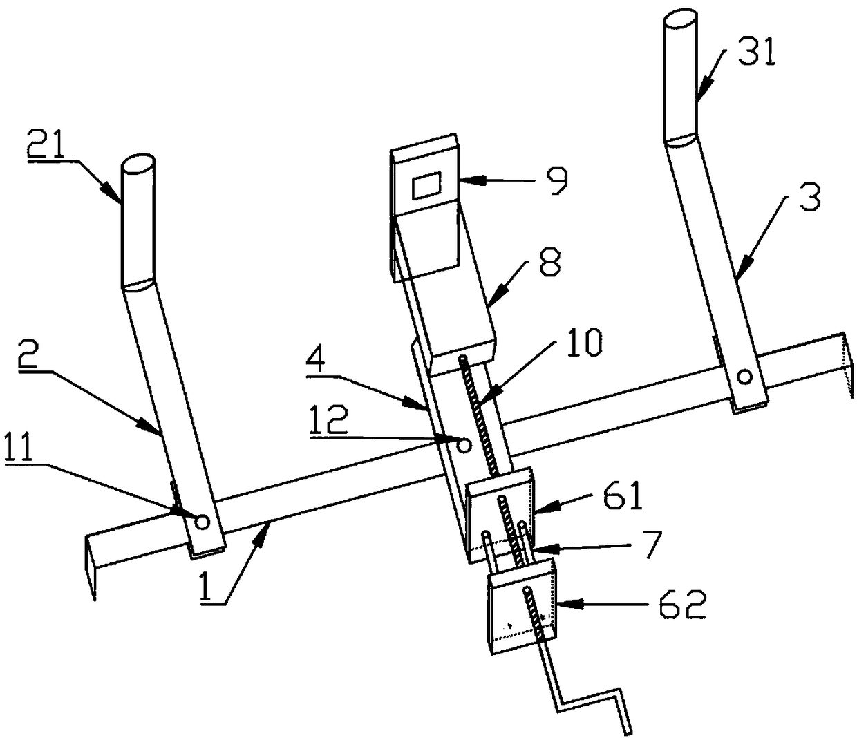 Joint ligament injury auxiliary examination device