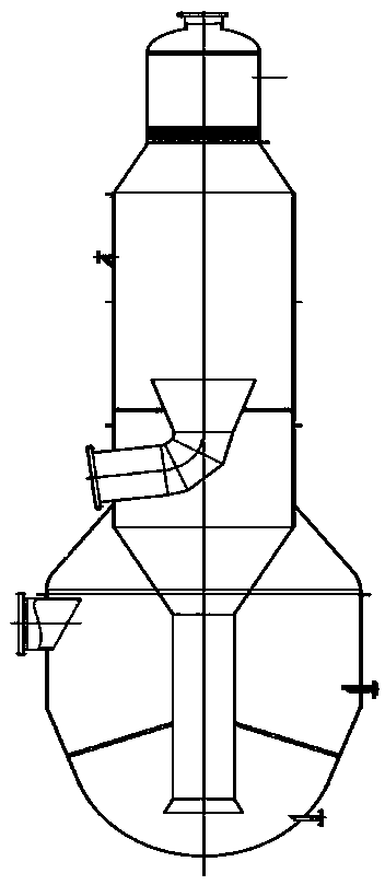 Evaporative crystallization system for continuously producing low-density crystal substances from mixed solution and process thereof