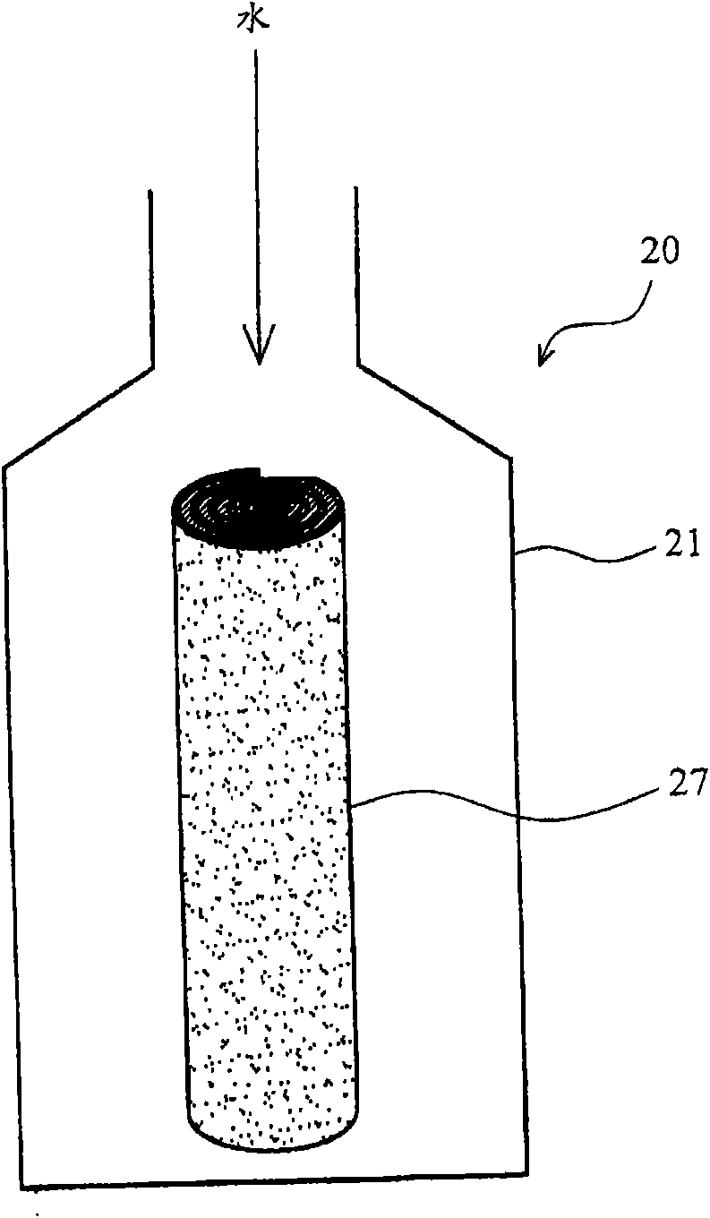 Hydrogen supplying device