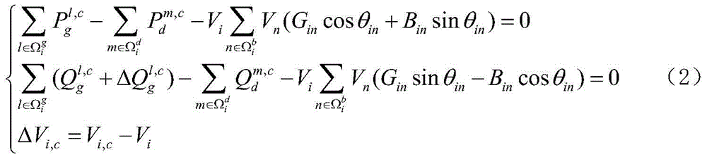 A reactive power optimization method that takes into account the correction of voltage exceeding the limit and the reduction of active power loss