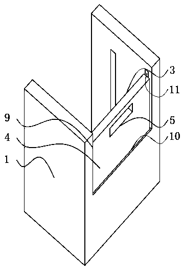 Waste collecting device for mask processing