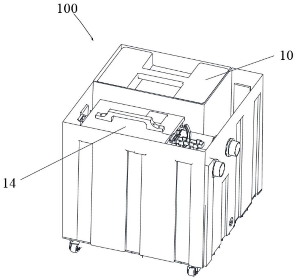 Weighing method, weighing water tank, weighing device, flushing urinal assembly and wheelchair