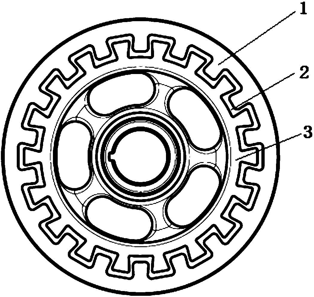 Integrated crankshaft torsion damper assembly