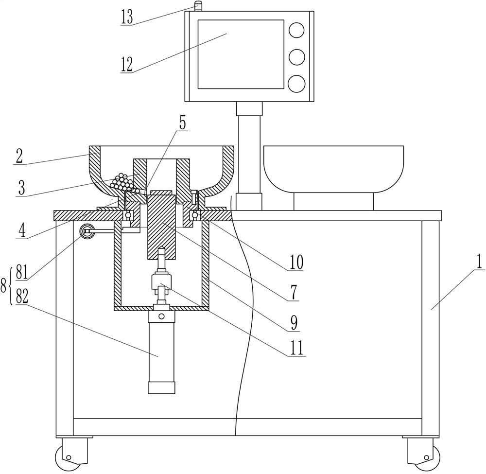 Efficient bearing ball mounting machine