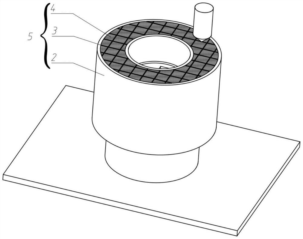 3D (Three-dimensional) printing method for metal/ceramic powder sintering partition